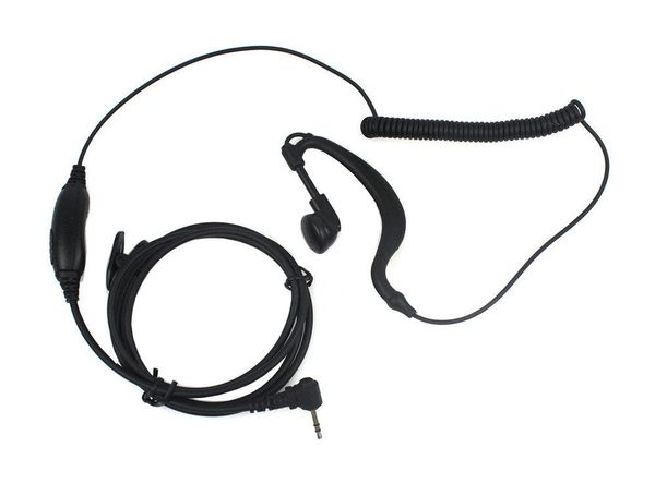 

1-контактный PTT Наушник MIC FOR Motorola Радиоприемник Curl Line 2,5 мм T6200 T6210 T6220 T6250 T6300 T6400 T7200 Ч