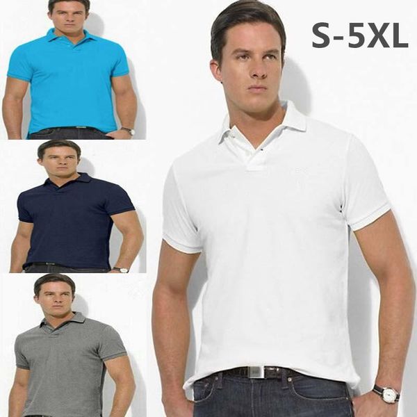 

2020 polo shirts men cotton short sleeve shirts business casual solid summer sport jerseys golf tennis black shirts, White;black