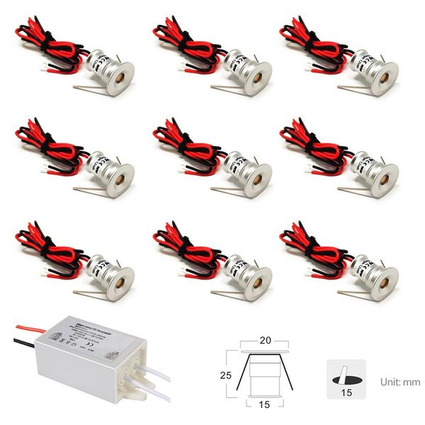 

12V Downlight водить кабинет Мини-прожектор IP65 потолка встроенное освещение Витрина Foco