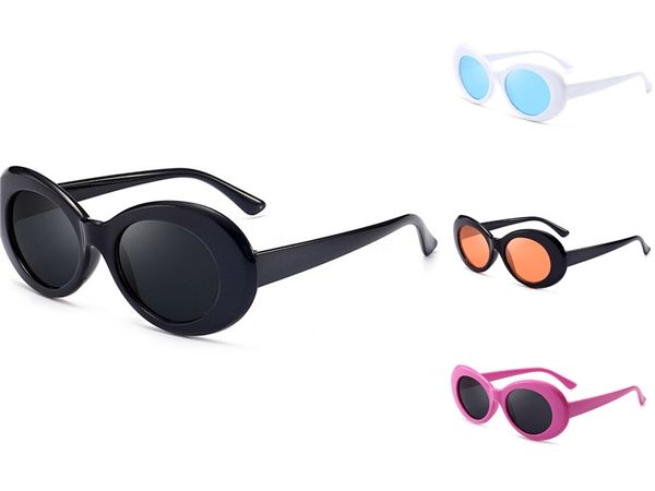 

fashion retro lady men hiphop sunglasee goggles 15 color to133 #14349, White;black