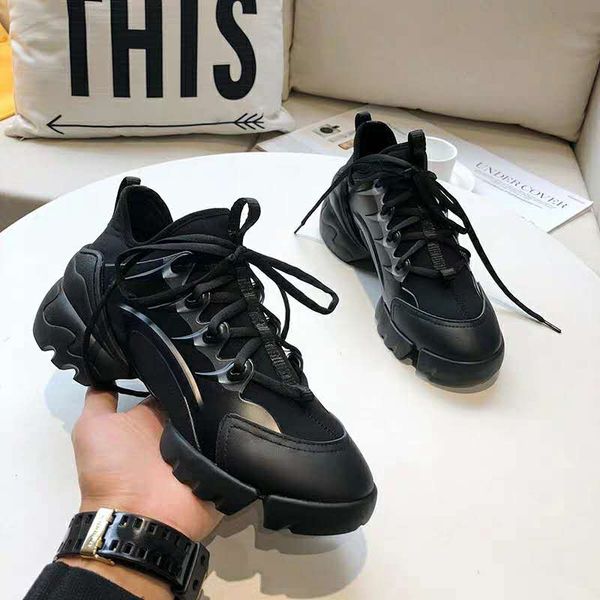 

fashion designer dorky dad shoes triple desi for men women beige black sports shoes 35 - 40 cu08