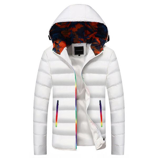 

white full sleeve men duck down coat plus size thick snow-outwear male with hooded autumn winter warm oversize down jacket, Black