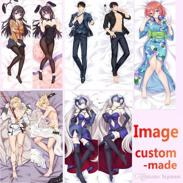 Japanese Anime Custom Made Diy Hugging Body Pillow Case