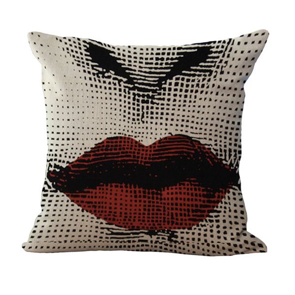 

vintage piero fornasetti pillow case beauty face printed cotton linen cushion cover car office sofa throw pillowcase home decor