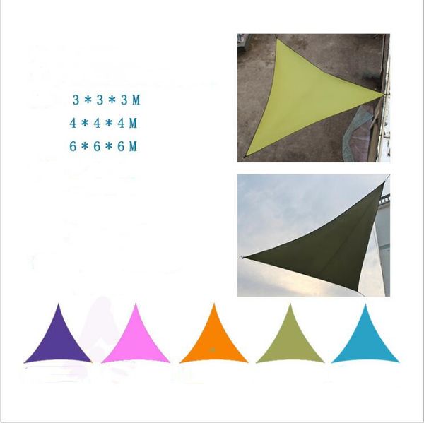 Triangle Sun Shade Sail Canopy Garden Patio Pool Uv Block Sun