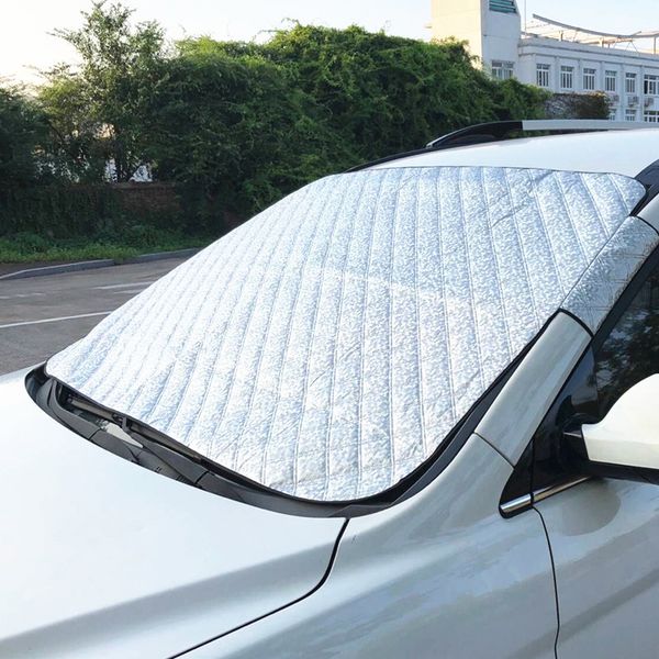 

190*98cm durable car window sunshade car snow covers pp cotton windshield snow blocked for suv/ordinary anti-uv