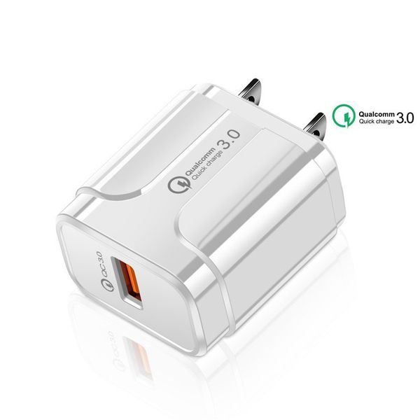 

fast quick charger qc3.0 eu us wall charger 5v 3a 9v 2a power adapter for ipad iphone 7 8 x 10 samsung android phone tablet pc mp3