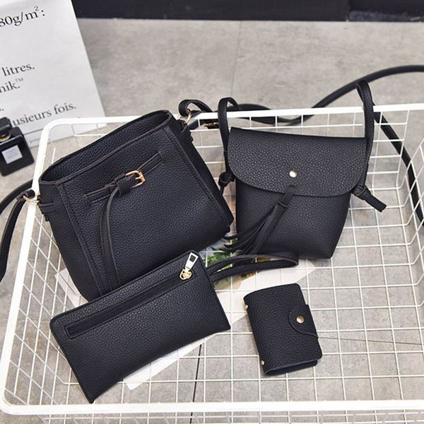 

4pcs/set women four set fashion handbag shoulder bag tote bag crossbody wallt
