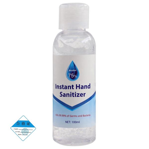 

горячо! 100 мл одноразовый спирт гель мыть бесплатно дезинфицирующее средство для рук с 75% спиртом dhl / fedex/ups быстрая доставка