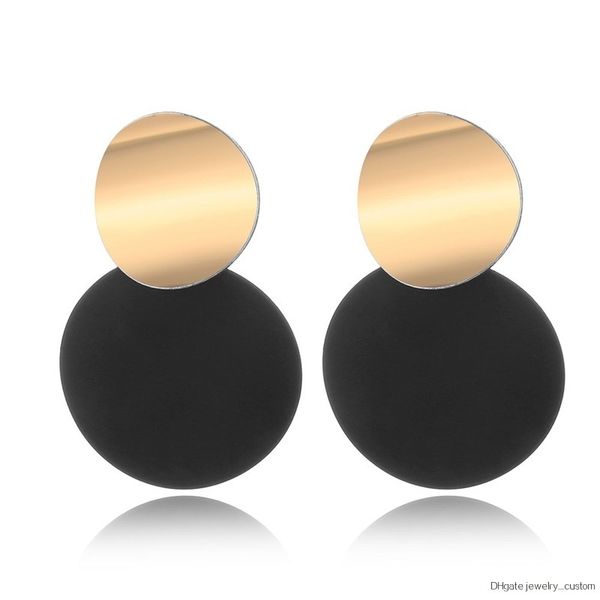 

Fashion Geometric Round Earrings Alloy Bohemian Style Earrings Women's Pendant Earrings Jewelry Pendant Anniversary Gift