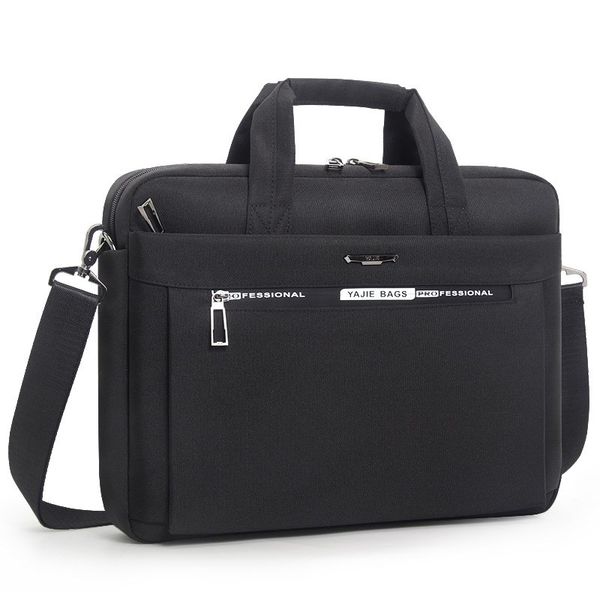 

2019 new business 16 inch lapbags men's briefcase handbags oxford cloth waterproof men office file man bag man shoulder bags
