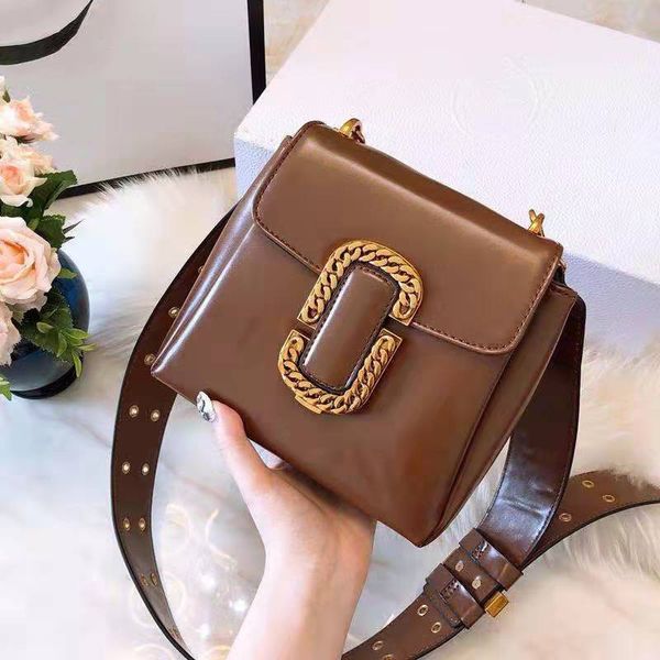 

designer handbags women bags luxury leather locomotive shoulder bag wallet wide shoulder strap slant shoulder dermis square bag