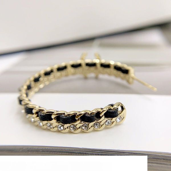 

fashion brand black designer earrings for lady women party wedding lovers gift engagement luxury jewelry for bride with box 01, Silver