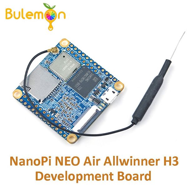 Бесплатная доставка NanoPi NEO Air Allwinner H3 Совет по развитию IoT Четырехъядерный процессор Cortex-A7 Встроенный Bluetooth Wifi Super Raspberry Pi