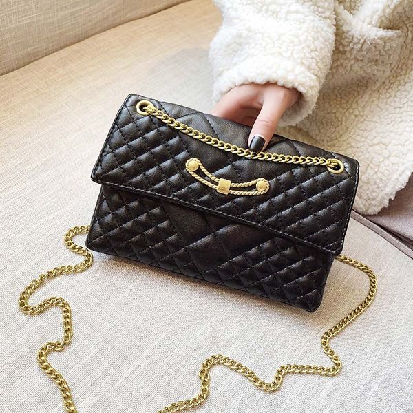 

small rivets pu leather crossbody bags for women 2019 lady shoulder messenger bag female luxury chain handbags