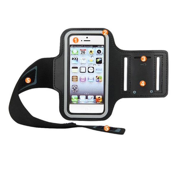 

sport arm bag pack armband package holder outdoor running cycling sports breathable for mobile phone bb55
