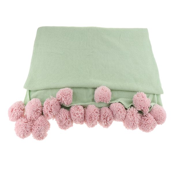 

soft throws blanket knitted kids blankets on sofa/bed/plane travel air conditioning