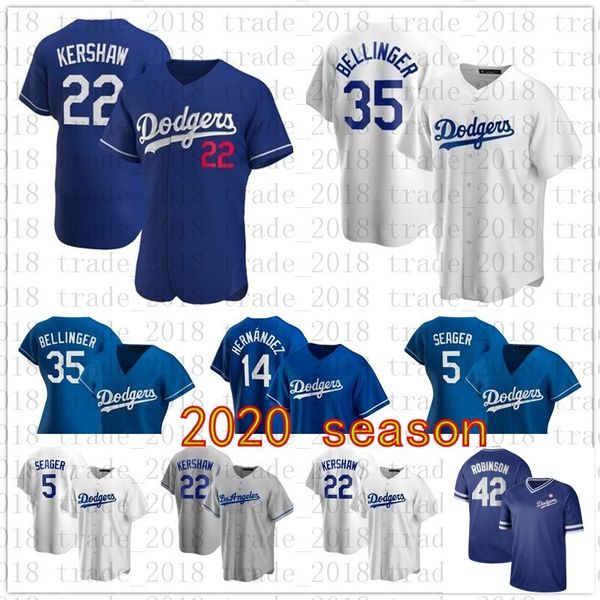

los angeles 2020 dodgers jersey cody bellinger robinso seager justin turner enrique hernandez mookie betts clayton kershaw walker buehler 03, Blue;black