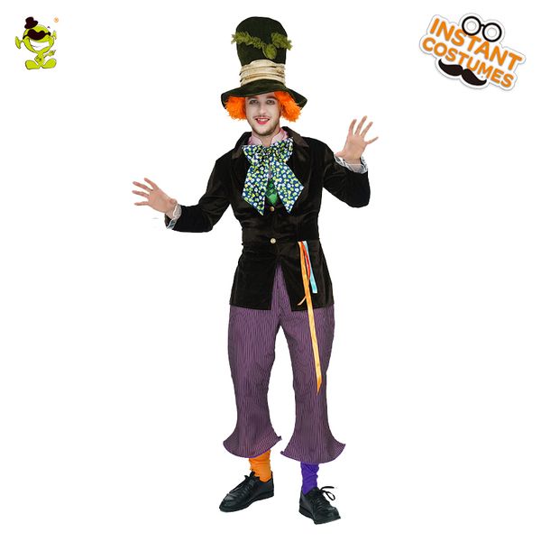 

men's gentleman clown costume professional circus clown fancy dress for halloween christmas role play, Black;red