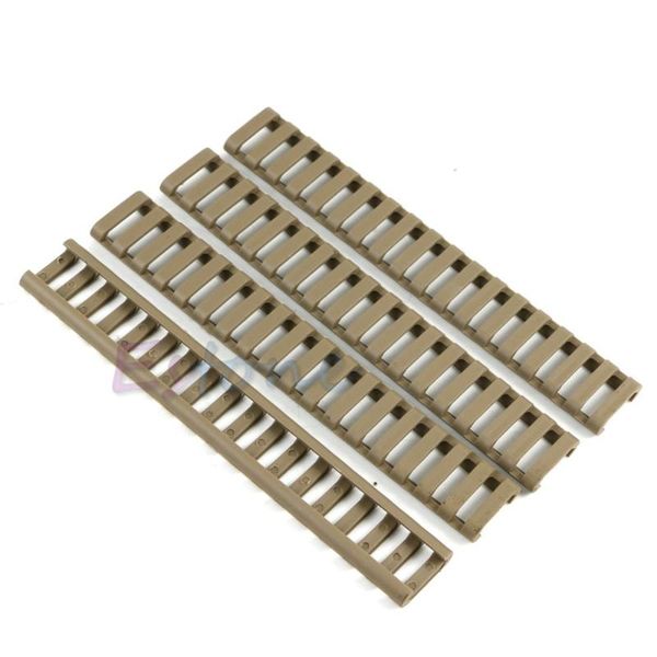 

4x 18- non slip mat slot picatinny ladder rail panel handguard protector resistant cover