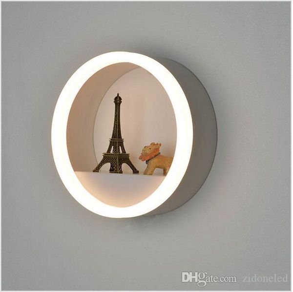 

modern minimalist led wall lamp acrylic led wall sconce light for bedside bedroom/dinning room/restroom vanity lights