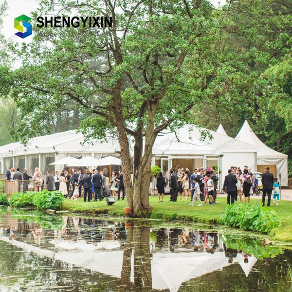 

long anodized trade show aluminum profile for tent aluminum custom sized durable big iron tent for exhibition trade show or wedding events