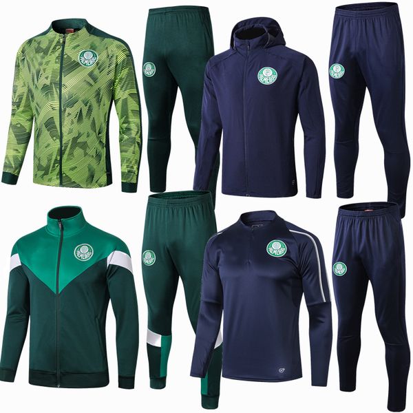 

survetement tracksuits 2018 2019 2020 2021 se palmeiras soccer sets tracksuit hoodies football jacket set s-2xl, Black