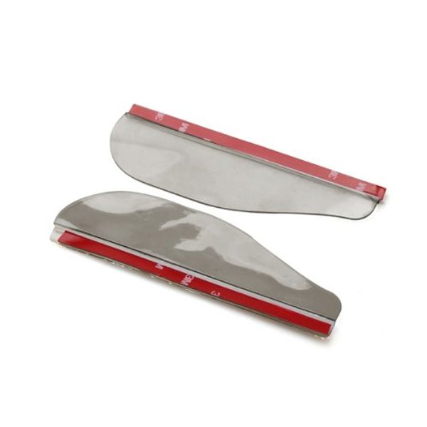 

edfy 2 x mirror rain deflector pvc transparent for car