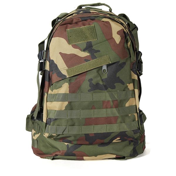 

40l outdoor rucksack backpack hiking camping trekking bag - jungle camouflage
