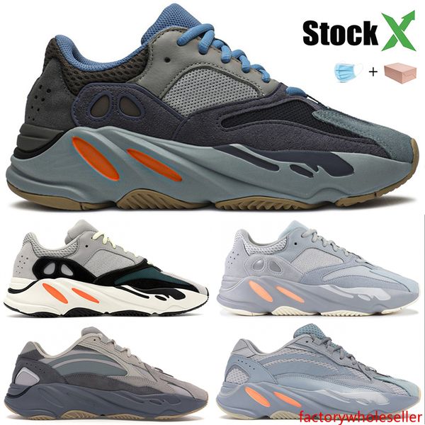

kanye west 700 carbon blue мужская женская обувь stockx magnet inertion v2 tephra wave runner статические черные дизайнерские кроссовки крос
