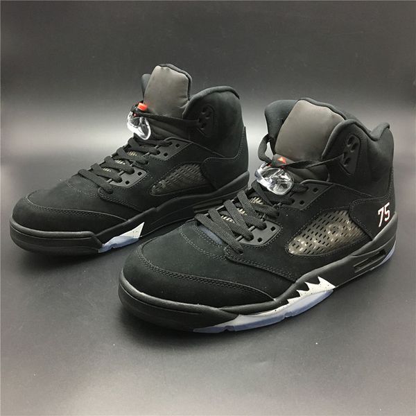 

Brand Basketball Shoes 5 5s Paris 75 3M Reflection Mens Black Fashion Outdoor Trainer Sports Sneaker Comfortable Designer Shoes With Box