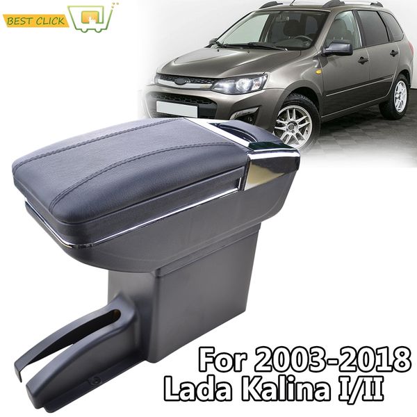 

car armrest arm rest rotatable for lada granta 2012 - 2018 kalina center centre console storage box 2017