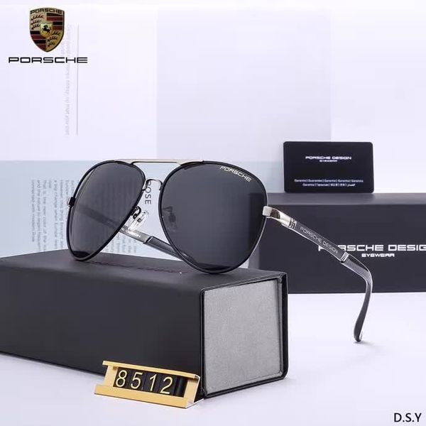 

ew sunglasses women men round plank frame metal hinge glass lens retro vintage sun glasses goggle with box and cases, Black