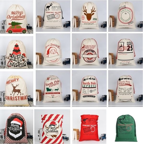 

red stripe christmas bags christmas gift sack holiday bouquet of pocket the spot canvas bag christmas decorations 4549-1