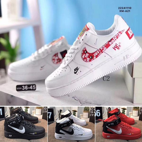 

with box one 1 dunk running shoes for men women black white pink mens sneakers ones high low cut wheat brown sports trainers l5s5ce