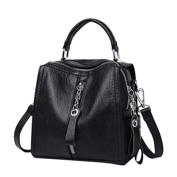 

2019 women's leather shoulder messenger crossbody bags clutch totes carteras mujer de hombro#t2