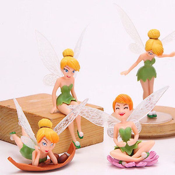 

emmababy 4шт цветок пикси фея миниатюры фигурка садовые украшения декор красота декор подарок
