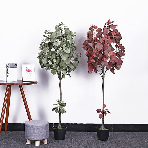 2019 Artificial Tree Plant Greenery 140cm Apple Tree Potted Indoor Living Room Decorative Fake Plants Mini From Linita 166 04 Dhgate Com