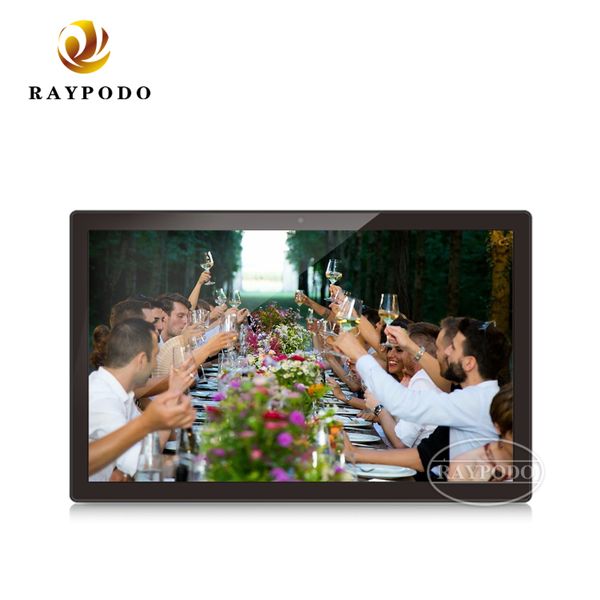 

raypodo 14 inch 15.6 inch android capacitive touchscreen monitor with deskstanding and vesa wall mount