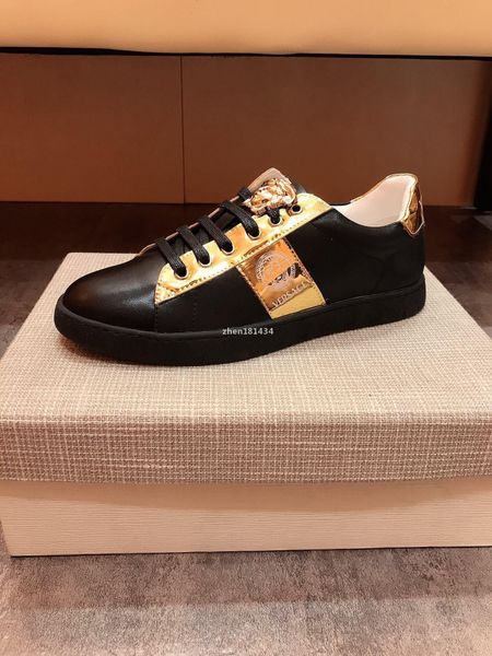 

ace 2020 new luxury fashion designer sneakers leather platform vintage women mens shoes mouse cartoon print size38-44 hy508, Black;red