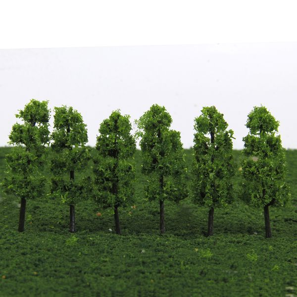 

40 pieces ho z sacle plastic pagoda trees model train railway park street layout toy