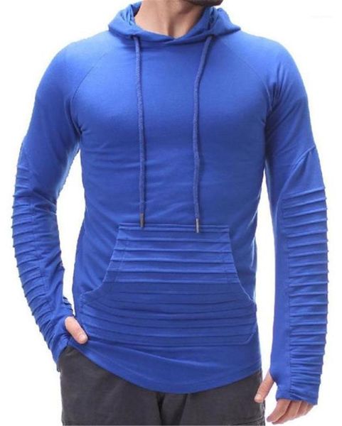 

sweatshirt streak long sleeve solid color mens clothing men designer hoodies stacked sleeve plus size pullover, Black