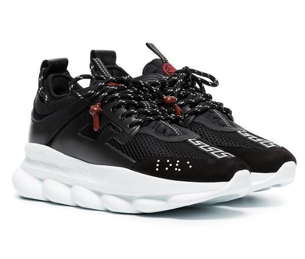 

Chain reaction ca ual de igner neaker port fa hion ca ual hoe trainer lightweight link embo ed ole with du t bag