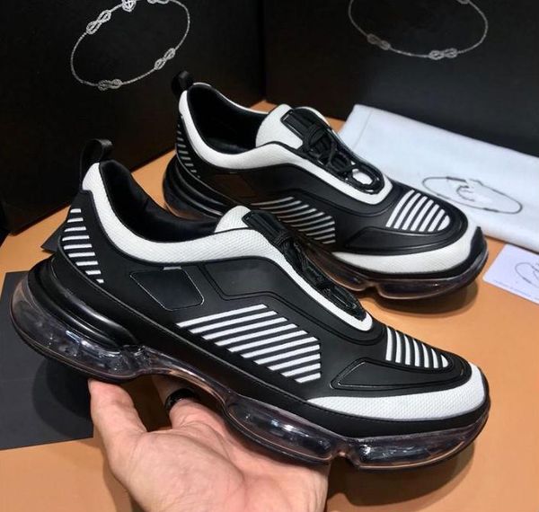 

2020 designer shoes personalized fashion trim with lightweight luxury popular casual shoes p cloudbust thunder lace up sneaker, Black