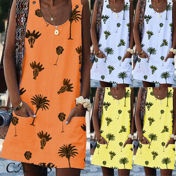 

women summer boho print dress party beach losse dresses sundress, Black;gray