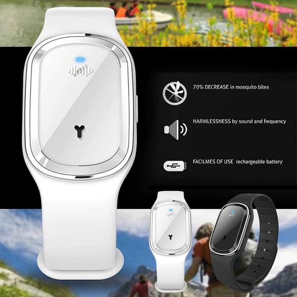 

portable electronic mosquito repeller,ultrasonic repeller anti mosquito bracelet pest control repellent safe for adults & kids