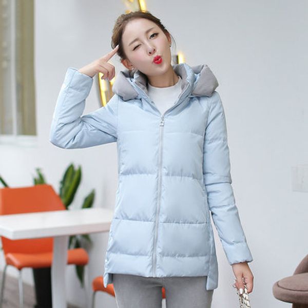

women's down & parkas fashion 2021 winter autumn women and coat short hooded ladies' duck jacket plus size 2xl outwear lx1004, Black