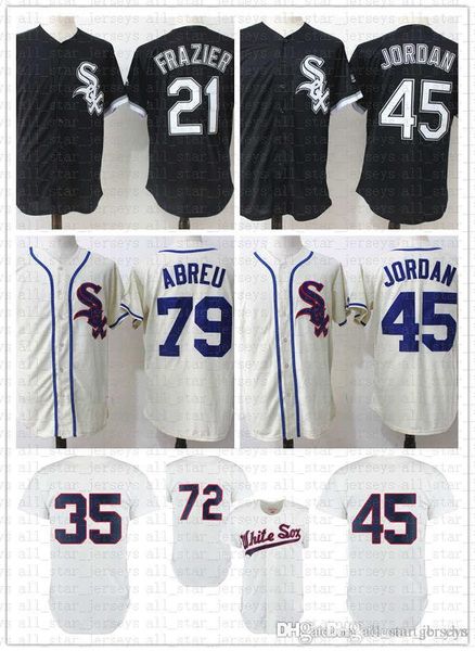 

Mens 8 Bo Jackson Black Mesh Retro Chicago White 10 Yoan Moncada Sox Baseball Jersey 45 MJ 72 Carlton Fisk 21 Frazier 35 Thomas 79 Abreu