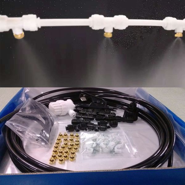 

l035 diy 18m black r portable low pressure misting system for garden