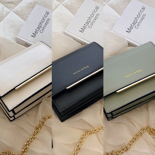 

female 2019 female all-match shoulder messenger organ three small square shoulder bag small square bag colors
